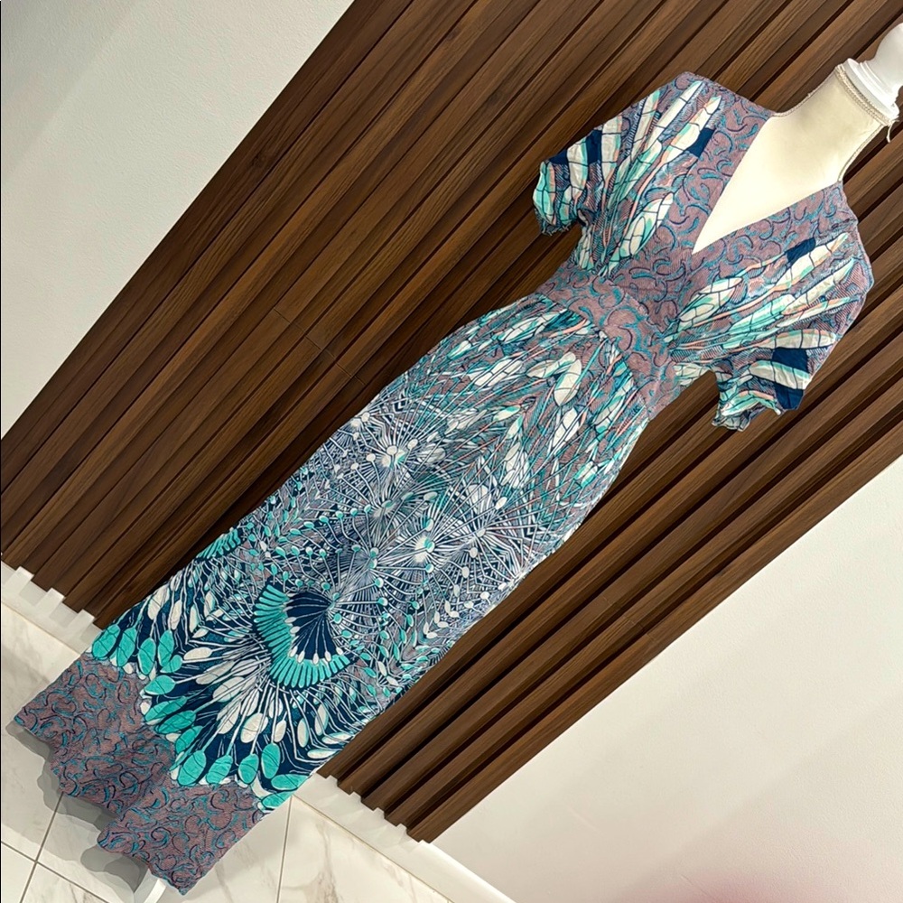 NWT 🏷️ BCBGMaxazria Multicolor Maxi Dress size XS